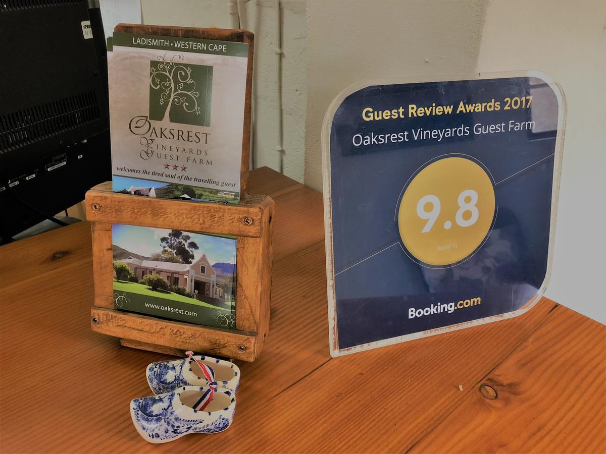 Oaksrest Vineyards Guest Farm Hotel Ladismith Bagian luar foto